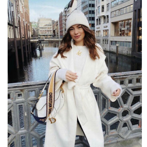 zara white wool coat